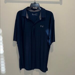 Under Armour Men's Dark Blue Polo Shirt XL